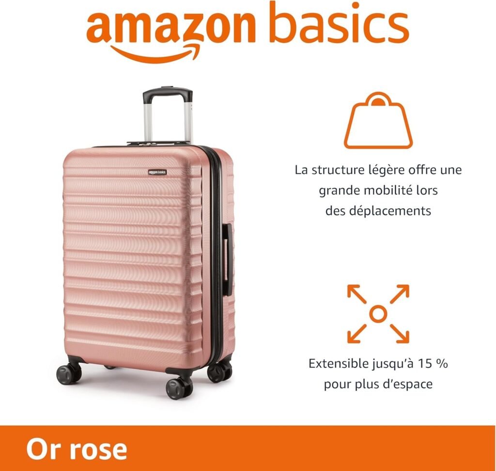 Avis Valise Amazon Basics vue d'ensemble