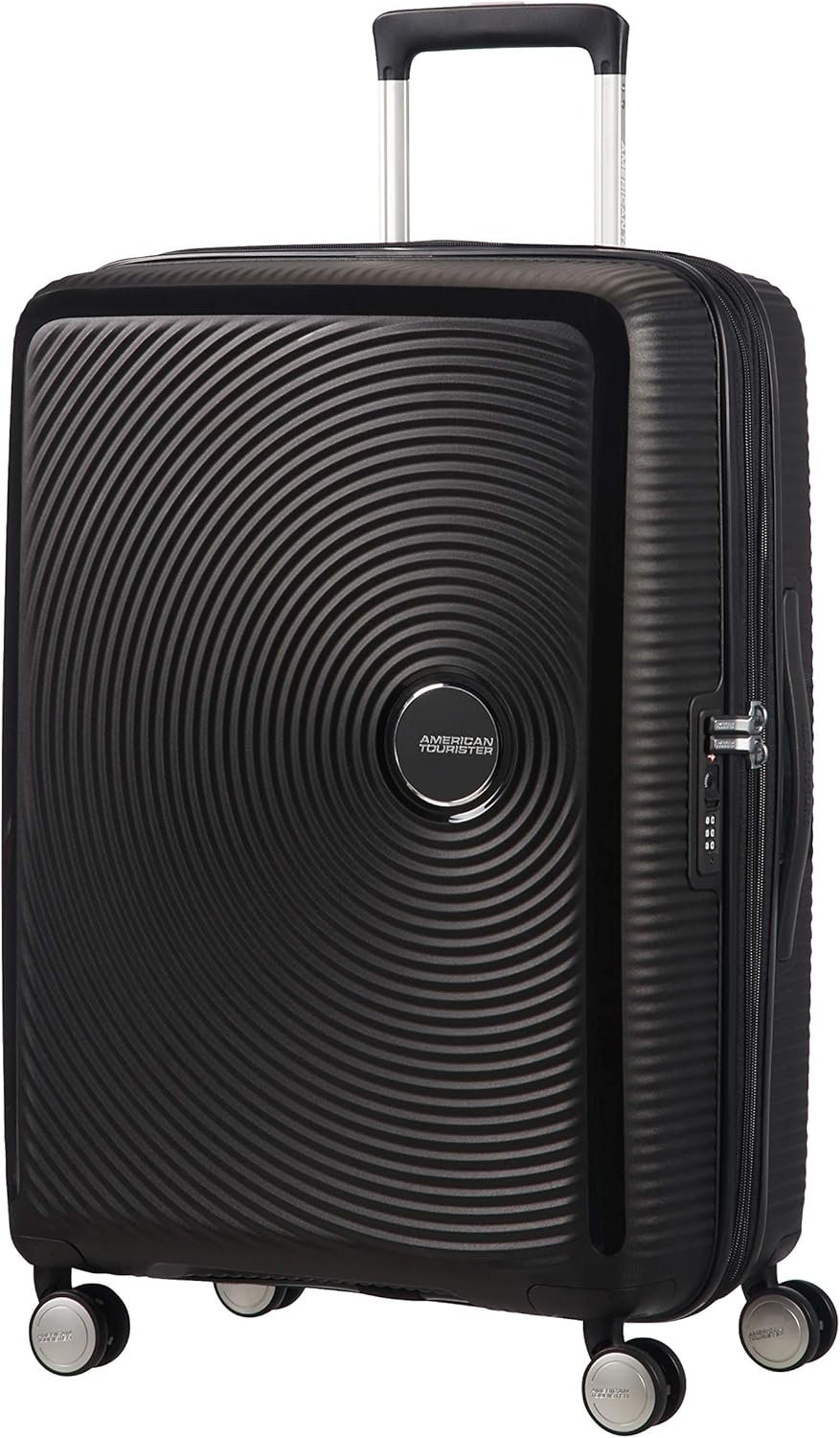 American Tourister Soundbox - Spinner M Extensible Suitcase, 67 cm noire