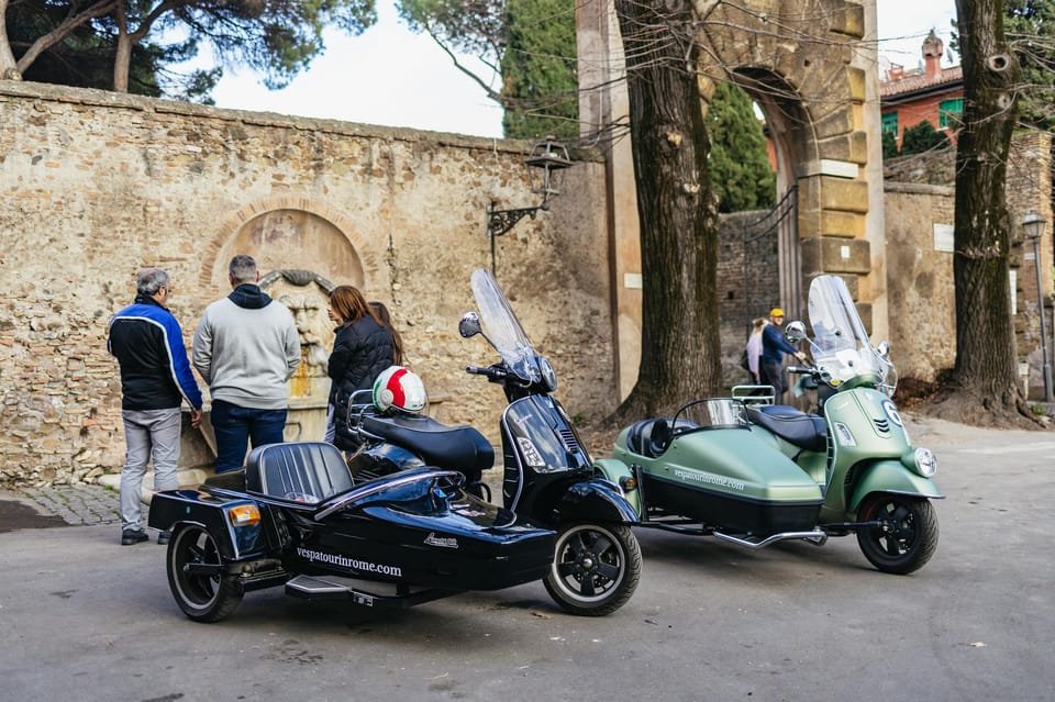visite en sidecar à Rome 
