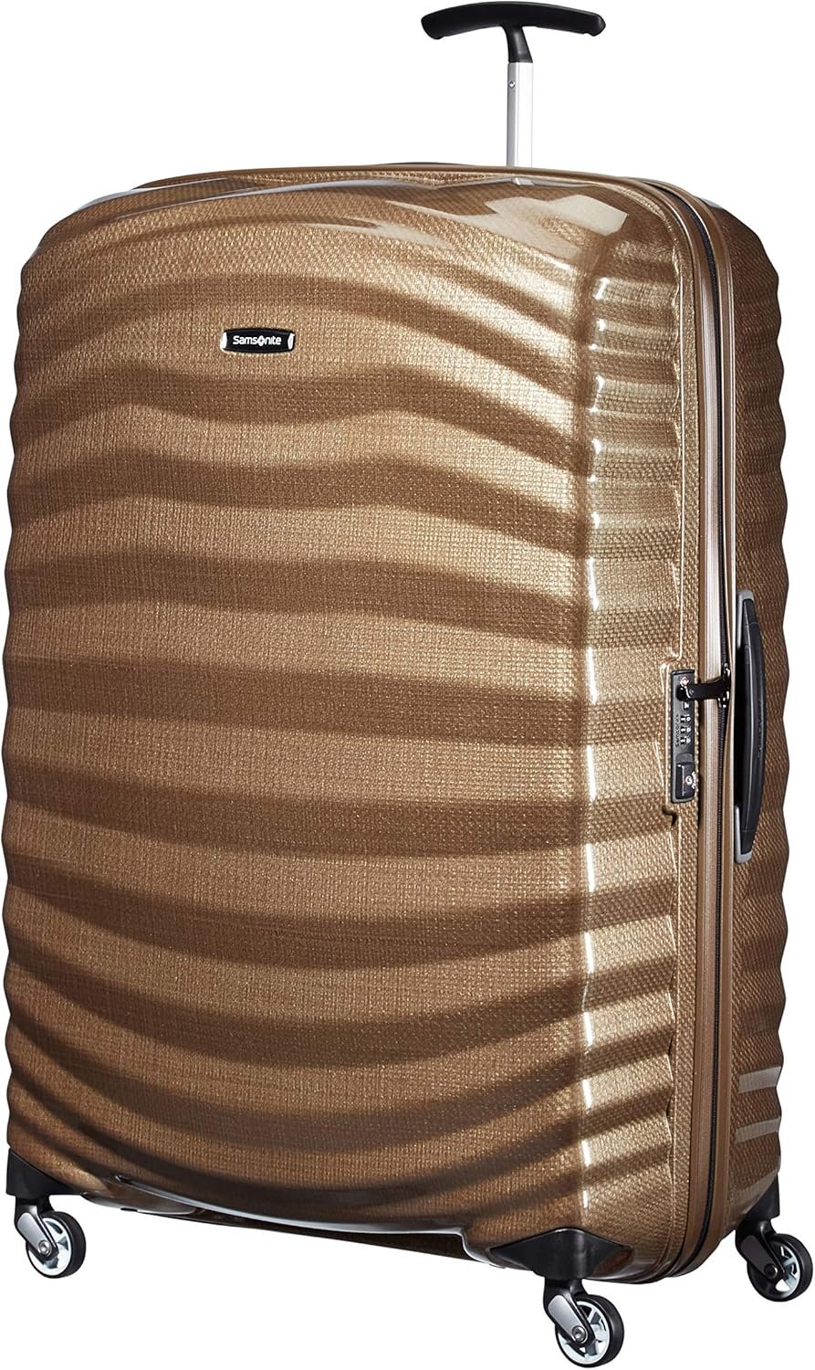 Samsonite Lite -Shock - Spinner XL Suitcase, 81 cm, 124 L, Marron (Sable)
